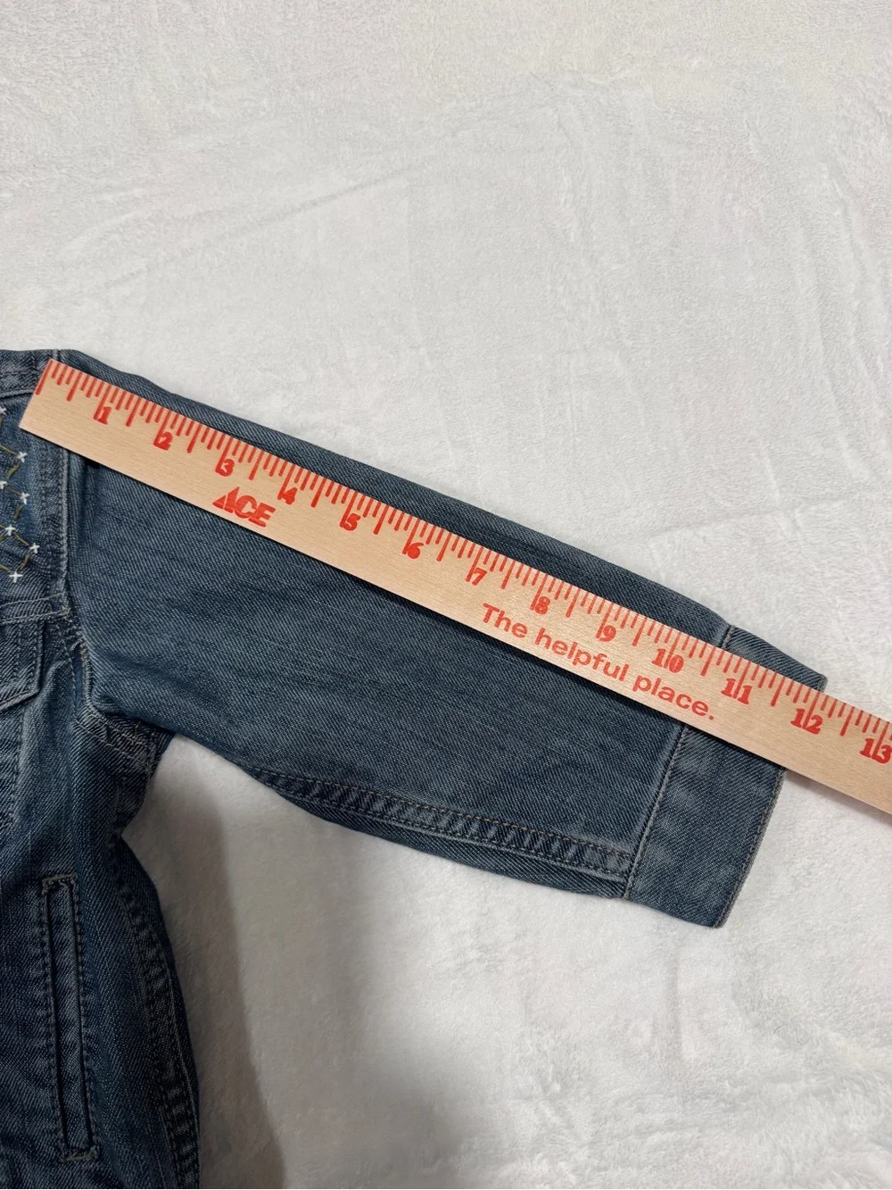 Levi's Kids 3T Denim Jacket with Sashiko Stitching